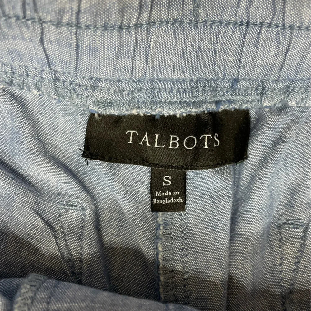 EUC Talbots Chambray Pull-on Shorts (E-1) - Picture 6 of 7